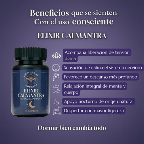 Elixir Calmantra Alquimia Dorada | Bienestar Nocturno