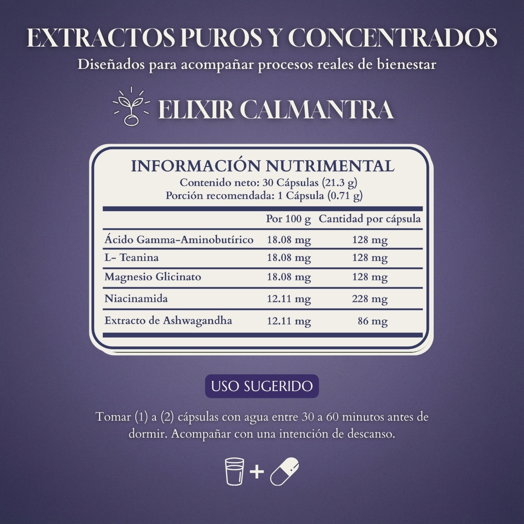 Elixir Calmantra Alquimia Dorada | Bienestar Nocturno