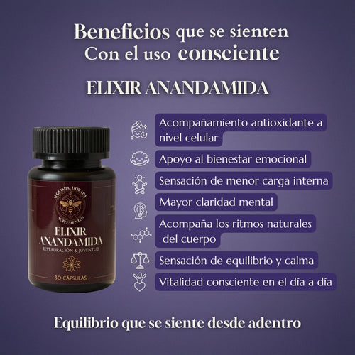 Elixir Anandamida Alquimia Dorada Bienestar Emocional