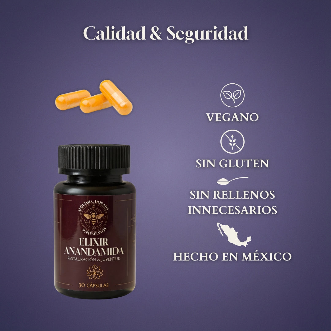 Elixir Anandamida Alquimia Dorada Bienestar Emocional
